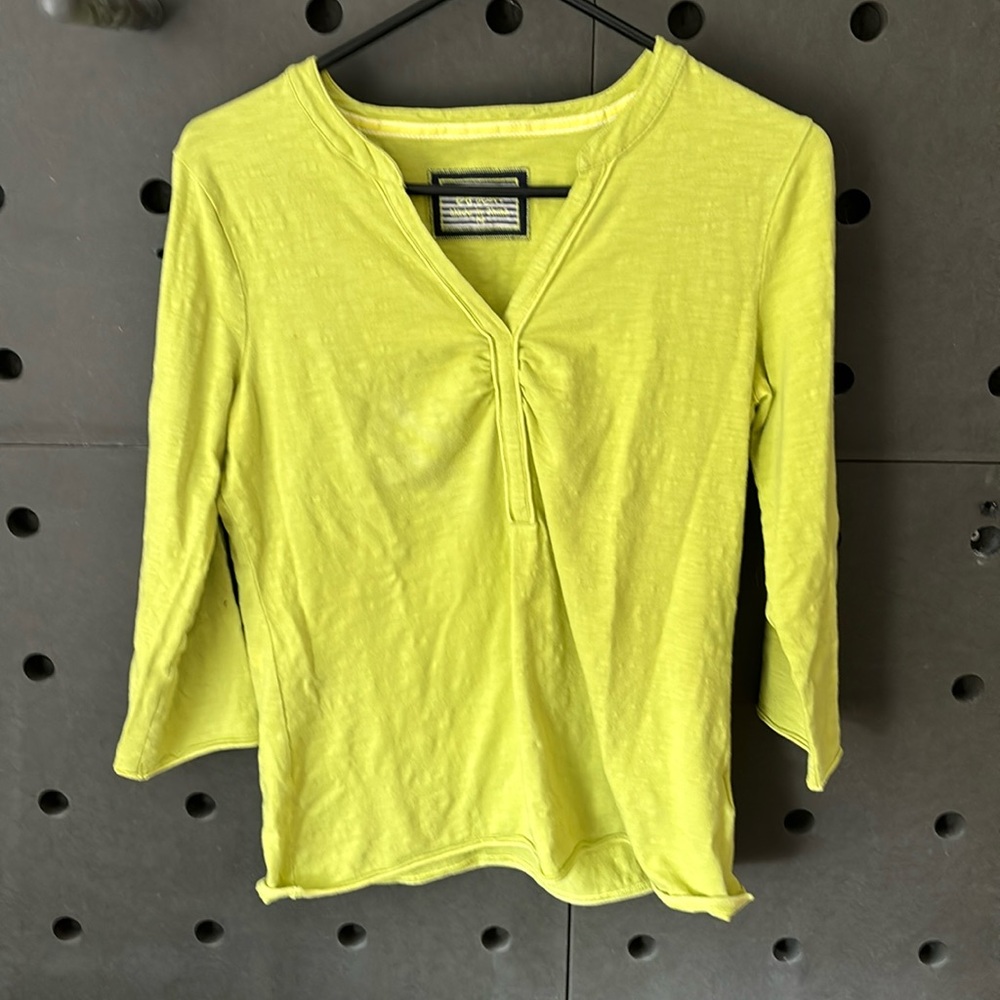 Boden Celery green top size 10